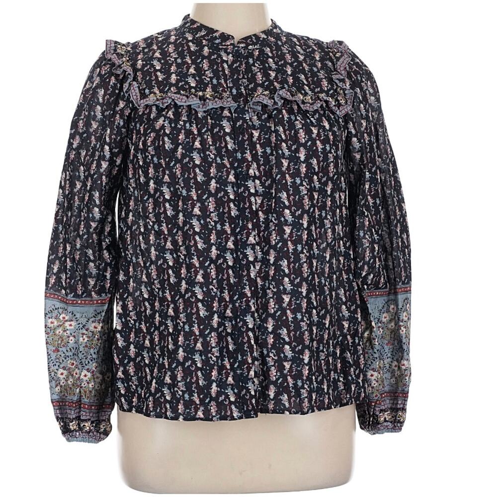 Joie Size XL Long sleeve blouse
